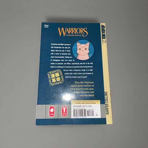 Warriors: Warrior's Refuge Manga Paperback By Erin Hunter 2008 - Picture 6 of 6